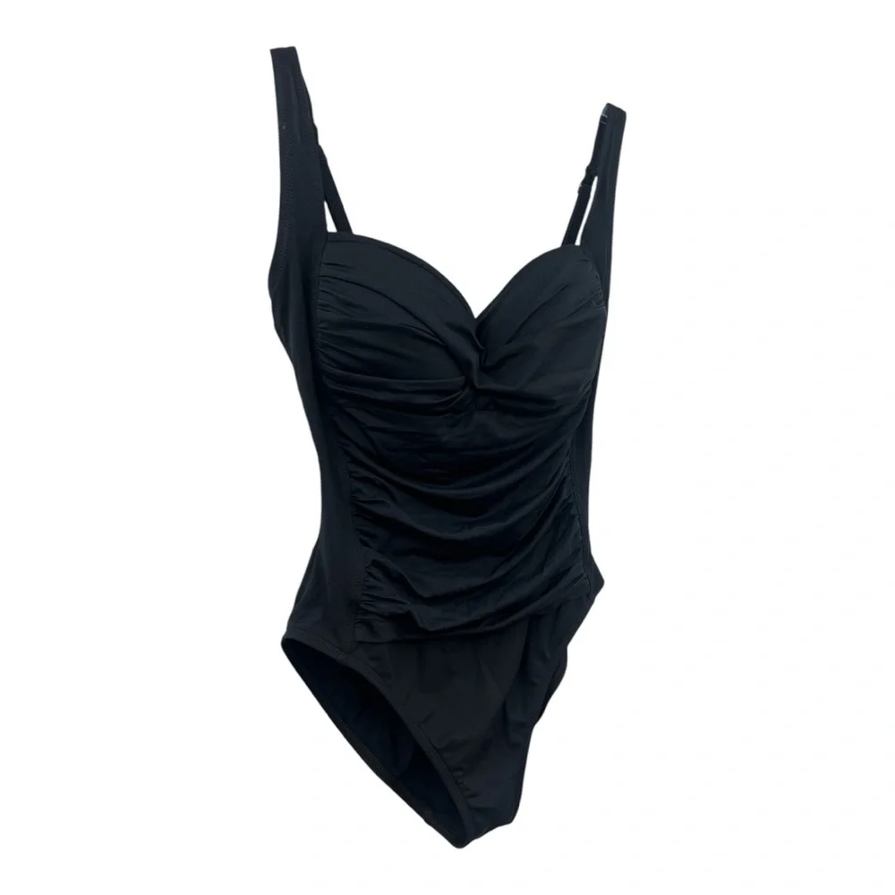 La Blanca Women's Black Swimsuit-one-piece SZ 10
